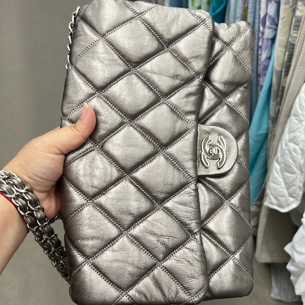 COPY - Chanel Acordion Metallic Purse